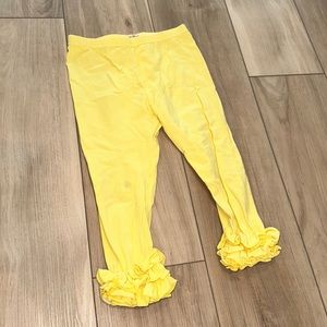 Play Adorable Essentials Children’s Boutique Girls Size 8 Ruffle Leggings